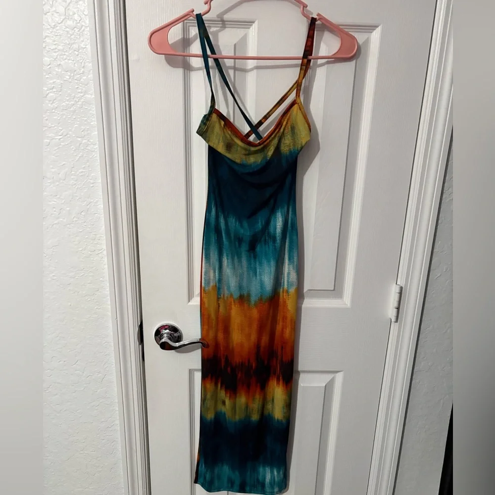 Set of 5-Vibrant Multi-Print Slip Maxi Dresses- - Picture 3 of 6